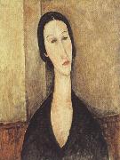 Amedeo Modigliani Ritratto di donna or Portrait of Hanka Zborowska (mk39) oil on canvas